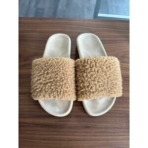 Jenni Kayne Shearling Slide Slippers Size 38(8)